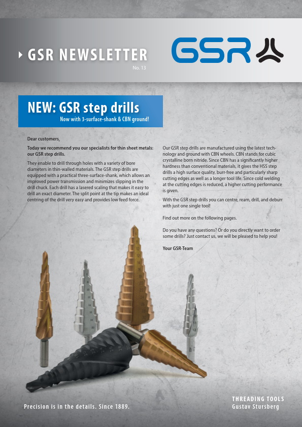 GSR newsletter: Step drills