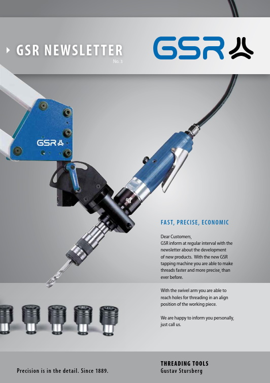 GSR newsletter: Tapping Machine