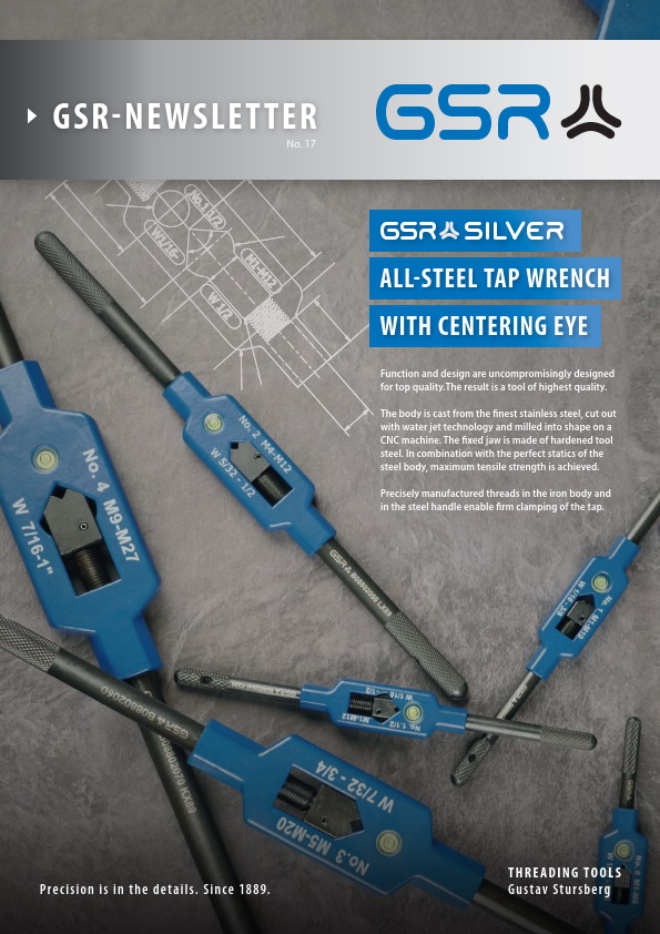 Newsletter steel tap wrench